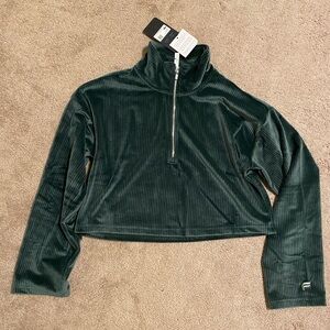 Fabletics Plush Ribbed Half Zip